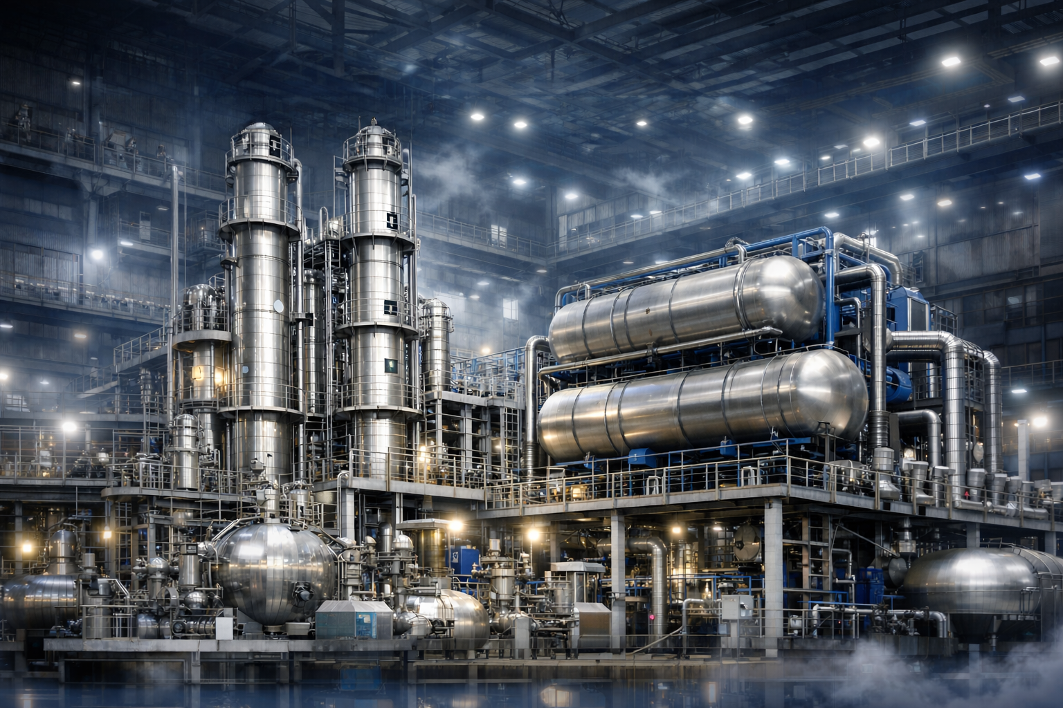 NIV Oil Factory — Condenser & Separator System